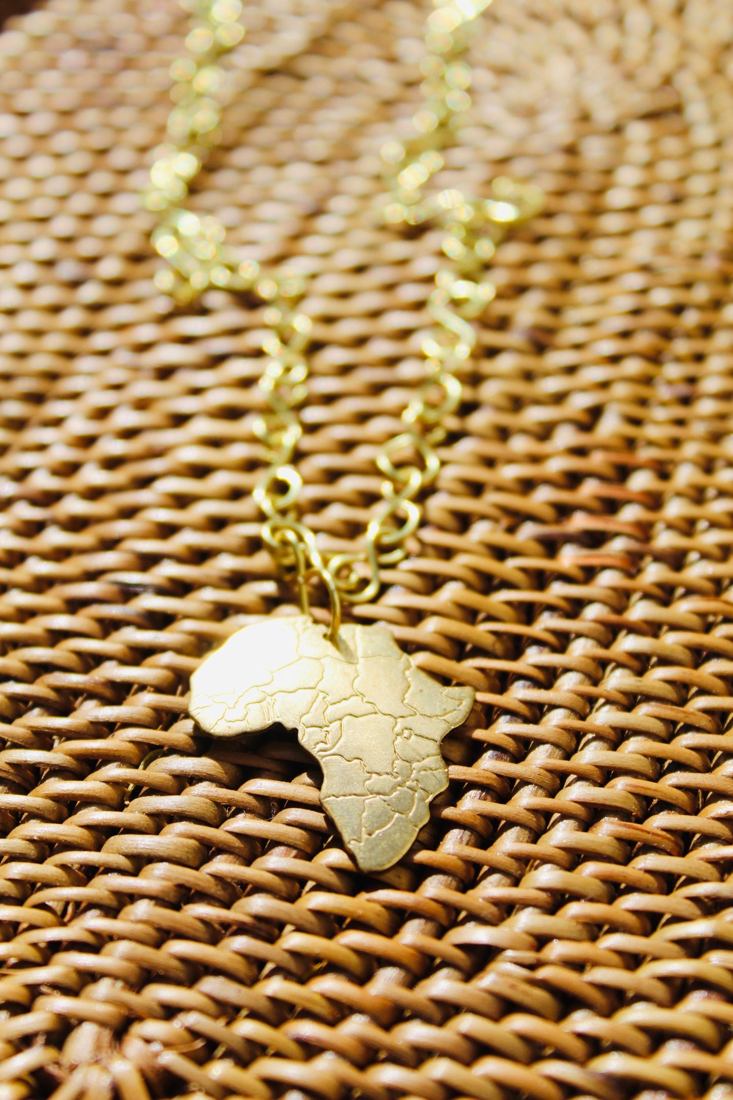 Alkebulan Necklace - Brass